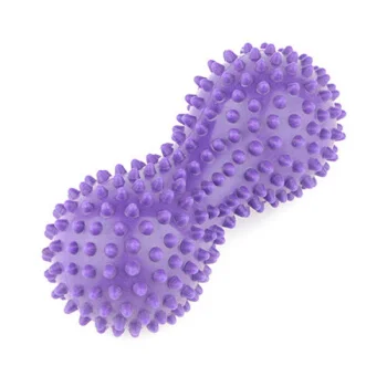Peanut Shape Massage Yoga Sport Fitness Ball Durable PVC Stress Relief Body Hand Foot Spiky Massager Trigger Point Foot Pain