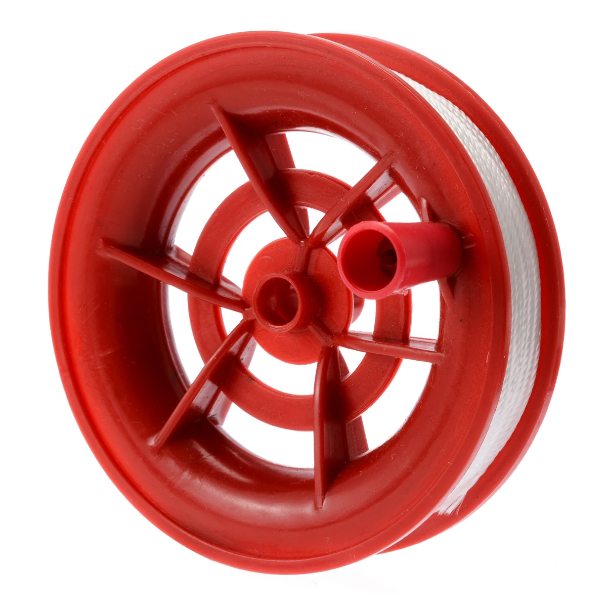 Mayitr 100M Flying Kite White Line String with Plastic Reel Handle Winder Grip Wheel Kite Accessories