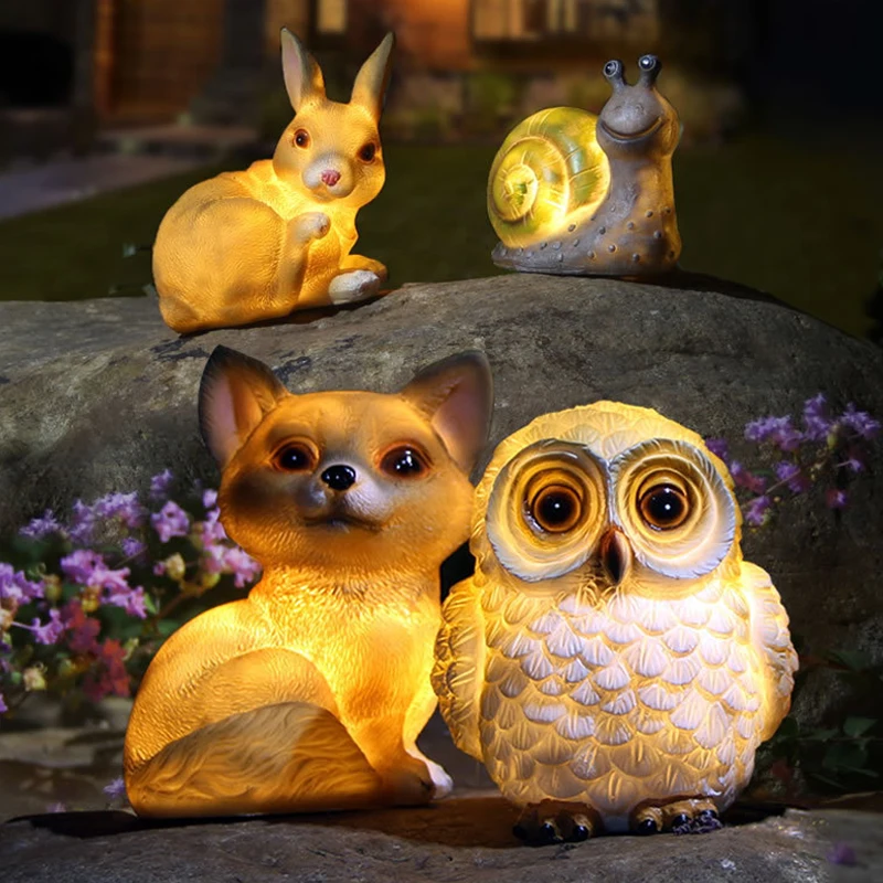 

LED outdoor solar animal light courtyard courtyard channel home balcony decoration lamp arrangement light
