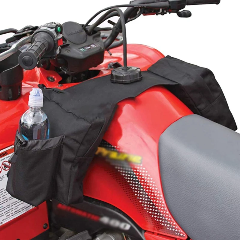 

Snowmobile ATV Tank Saddlebag Durable Universal Motorcycles Oil Tank Bag Waterproof Front Storage Pack Luggage With Water Pocket