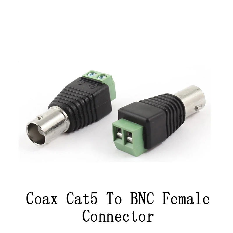 

100Pcs/lot Coax Cat5 to BNC CAMERA AHD IP CAMERA HDDVR WIFICAMERA Used for cctv camera AHD camera IP camera and DVR/NVR)