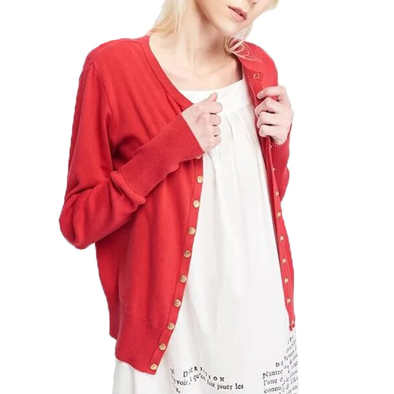 Cena 2019 jesień płaszcz kobiety na co dzień jednorzędowy odzież damska sweter z dzianiny kobiet z długim rękawem sweter kobiet