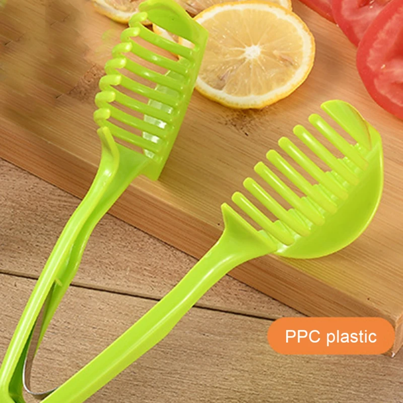 VOGVIGO Handheld Kitchenware Tomato Slicer Bread Clip Fruit and Vegetable Cut Potato Apple Creative Gadget Kitchen Accessories