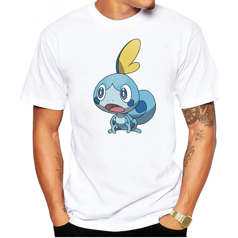 LUSLOS модная футболка с покемоном Kawaii, футболка с японским аниме, мужские футболки с принтом в стиле Пикачу, топы, уличная одежда для мужчин - Цвет: XMT0580