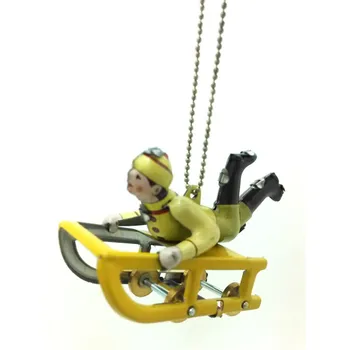 

[Best] Adult Collection Retro toy Metal Tin Christmas sledding adornment Mechanical toy Clockwork toy figures model kids gift
