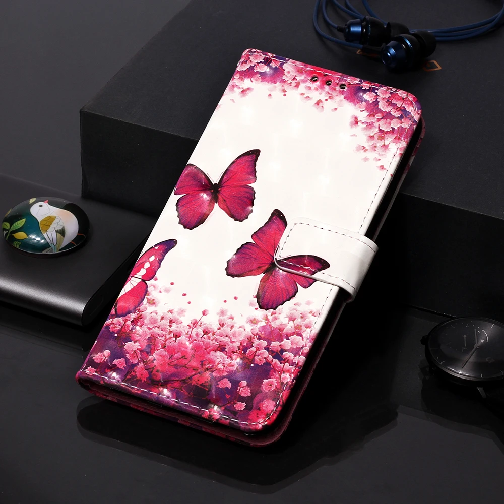 Милый 3D кожаный чехол с откидной крышкой для Xiaomi Redmi 5 Plus 4A 6 6A 7A S2 K20 Pro Note 5 7 4 4X глобальной версии Pro 5A лучший кошелек Чехол - Цвет: 07