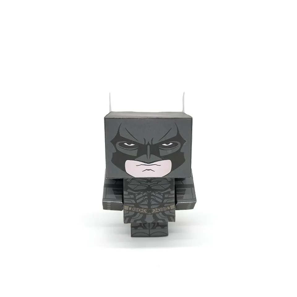 No-glue DC Comics Бэтмен складной разделочный милый мини 3D бумажная модель бумажное ремесло Фильм рисунок DIY Cubee дети взрослые ремесло игрушки CS-026