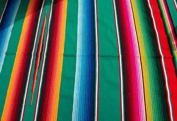 

7x5FT Traditional Mexican Festive Blanket Pattern Stripes Wall Custom Photo Studio Backdrop Background Vinyl 220cm X 150cm