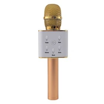 

Portable Wireless Karaoke Microphone,Mini Handheld Cellphone Karaoke Player Built-In Bluetooth Speaker,Karaoke MIC Machine