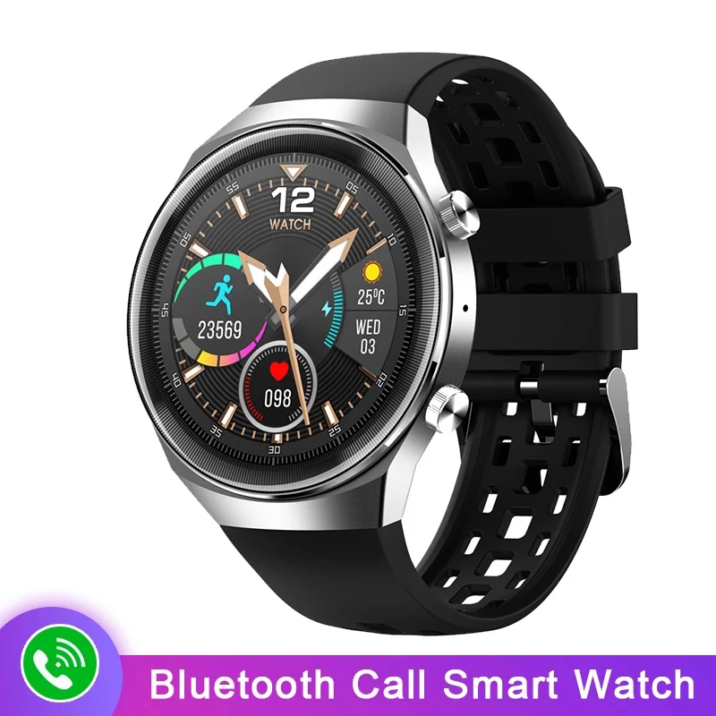 Умные часы для мужчин с Bluetooth сенсорный экран 600 дюйма 1 3 мАч влагозащита ЭКГ