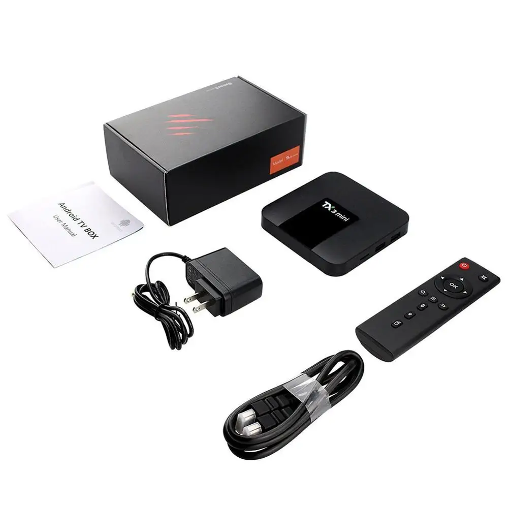 Новинка Tanix TX3 mini 2 ГБ+ 16 ГБ 1 Гб+ 8 Гб Android 7,1 Smart tv BOX S905W четырехъядерный WiFi 4K HDMI2.0 телеприставка Поддержка 32 Гб TF карта