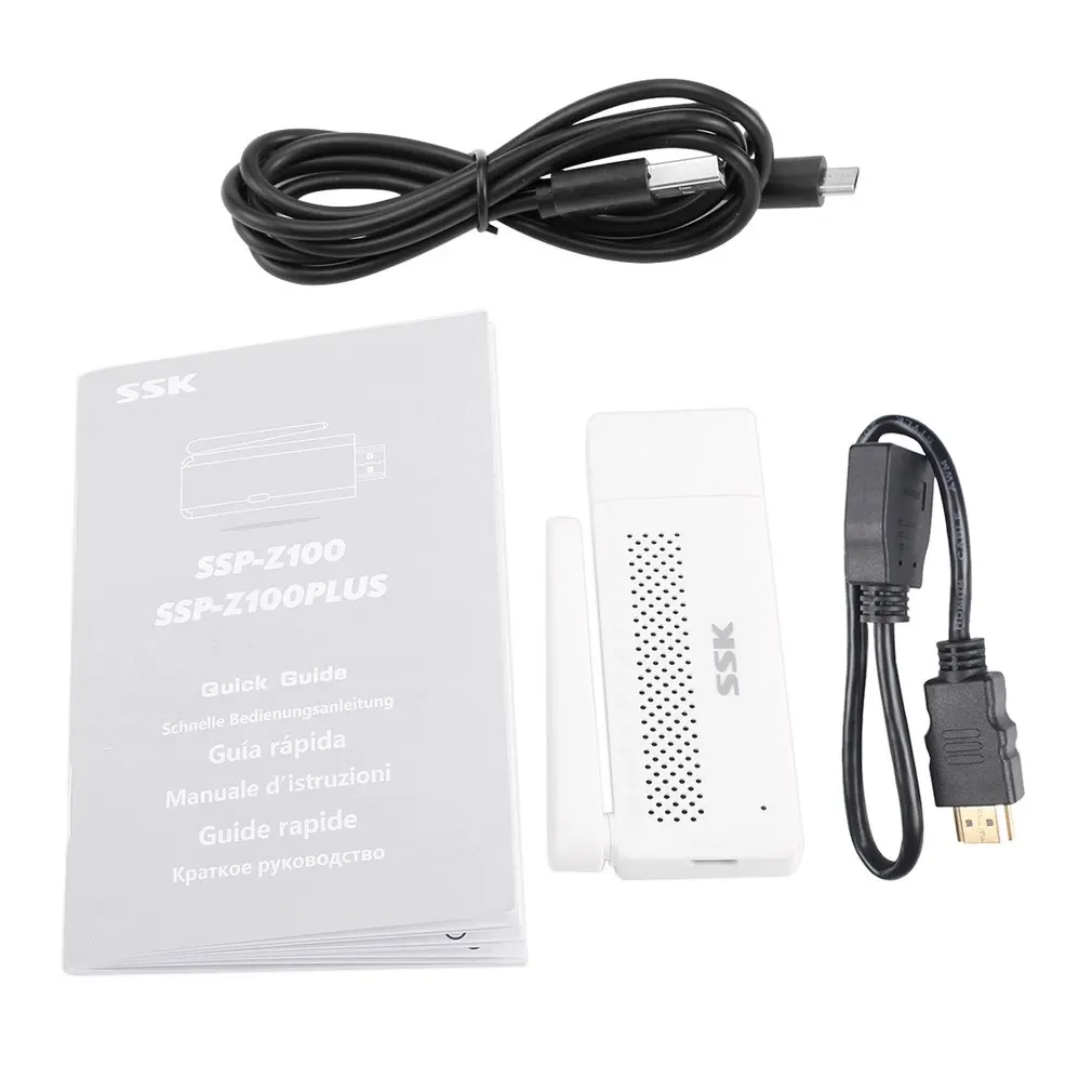 

SSK WiFi Display Miracast Dongle/adapter High Compatible Mirascreen DLNA Airplay for HDMI IOS Android Multi-display TV Stick