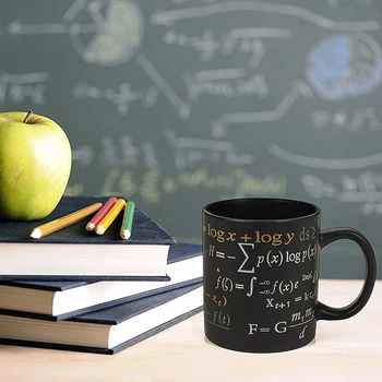 

Math Mug Coffee Mug Featuring Famous Mathematical Formulas