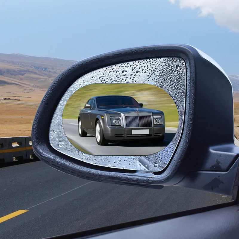

Rainproof Rear View Mirror Protective Film for Car Outside Back Mirror Cover Antifog Anti-reflective Dustproof Auto Accessories