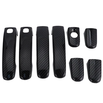 

Car Accessories Door Handle Cover Side Door Parts for FORD RANGER Wildtrak T6 T7 T8 2016-2018 Carbon Fiber