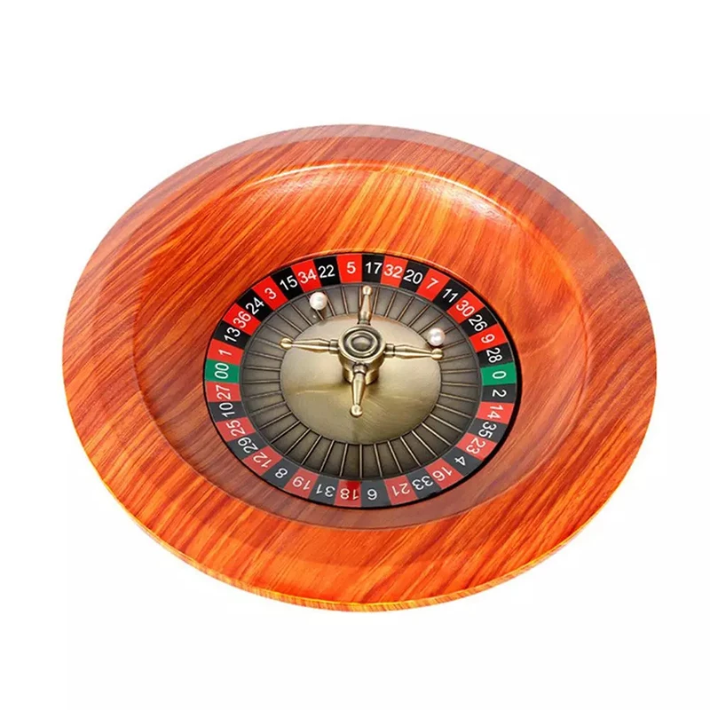 

Wooden Roulette Wheel Set Turntable Leisure Table Games for Drinking entertainment singing party bingo game Adults Children