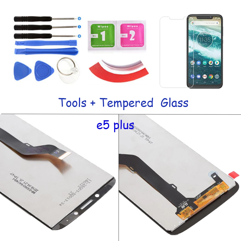 Для Motorola Moto E5 Plus XT1924/E5 XT1944/E5 Play XT1921 ЖК экран дигитайзер сборка запасные части +
