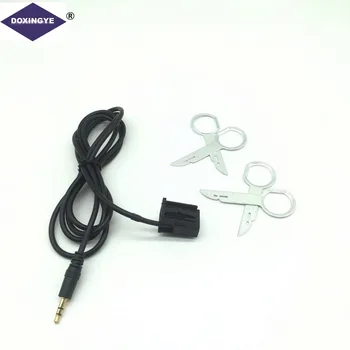 

DOXINGYE 3.5mm Car Audio Cable Aux-In Music Interface with 2 Pairs Disassemble Tool For Ford Focus Mondeo MK2 MK3 S-MAX6000