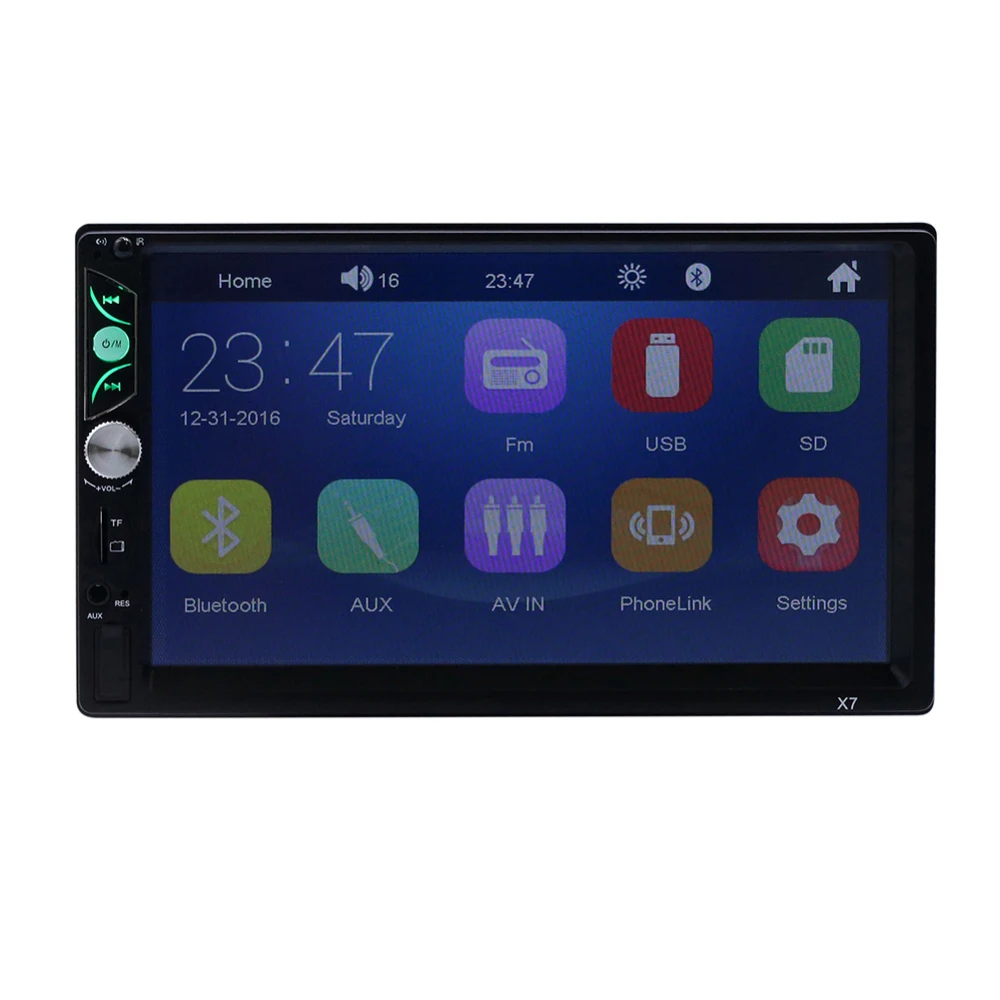 2 Din Car Stereo 7" MP5 Player Car Radio Electronics for Android Multimedia Player Car Mirror Link Steering Wheel Control