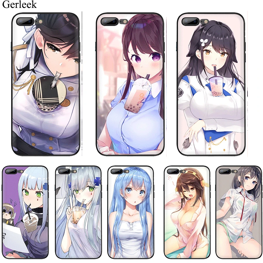 Milk Tea Anime Cup Mobile Phone Case TPU Cover for iPhone 11 Pro XR X XS Max 7 8 6 6S Plus 5S SE 5 silicone Shell | Мобильные