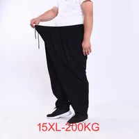 Plus Size 14XL 15XL Mens Casual Joggers Sports Pant Loose Version Fitness Streetwear Running Trousers Workout Pants Sweatpants 1
