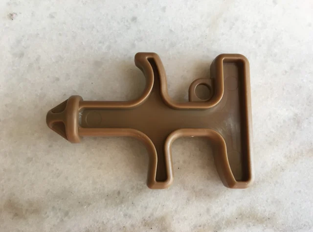 Outdoors Nylon Plastic Steel Self-defense Defense Duron Drill Stinger Ring Equipment Self Defense Sting Ring Tool Brown