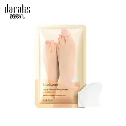 Daralis 5 шт./лот baby foot пилинг Улитка Суть Маски фот ноги, плавное увлажнение удаления омертвевших Носки для педикюра