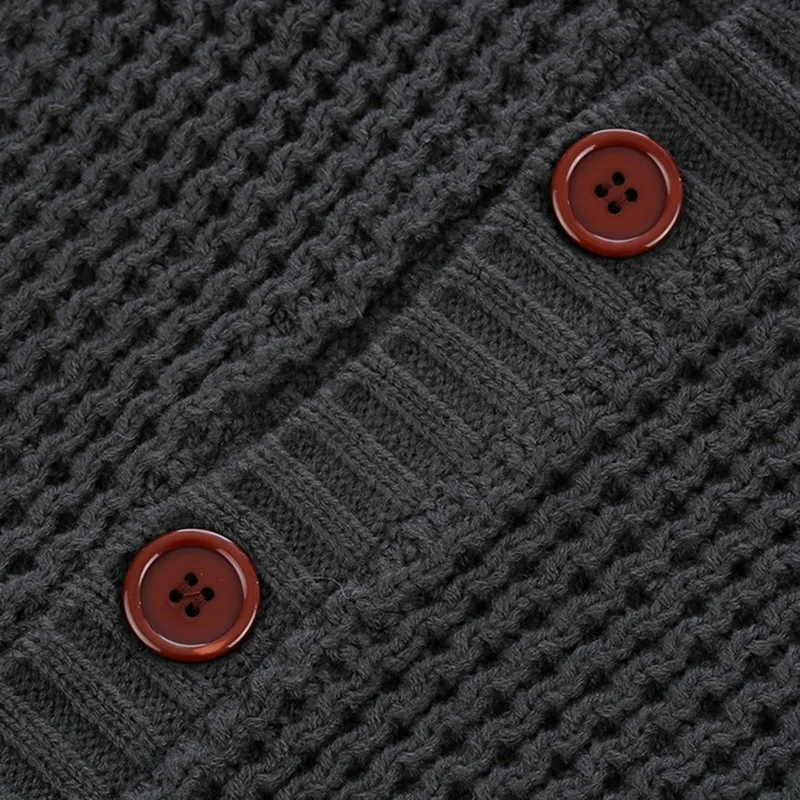 NIBESSER свитер кардиган мужской бренд Повседневный Slim Fit мужские свитера мужские рога Пряжка толстый хеджирующий водолазка мужской свитер