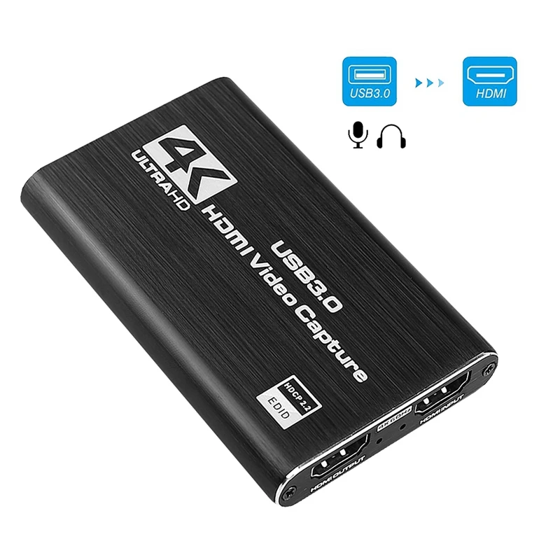HDMI Карта видеозахвата 4K Sn запись USB3.0 1080P 60FPS устройство захвата игры|Карты видео- и