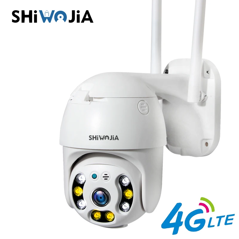 SHIWOJIA 4G SIM CCTV IP камера PTZ наружный монитор безопасности полушария 1080P H.265X CCTV камера мини камера SD карта расширения|Камеры видеонаблюдения| | АлиЭкспресс