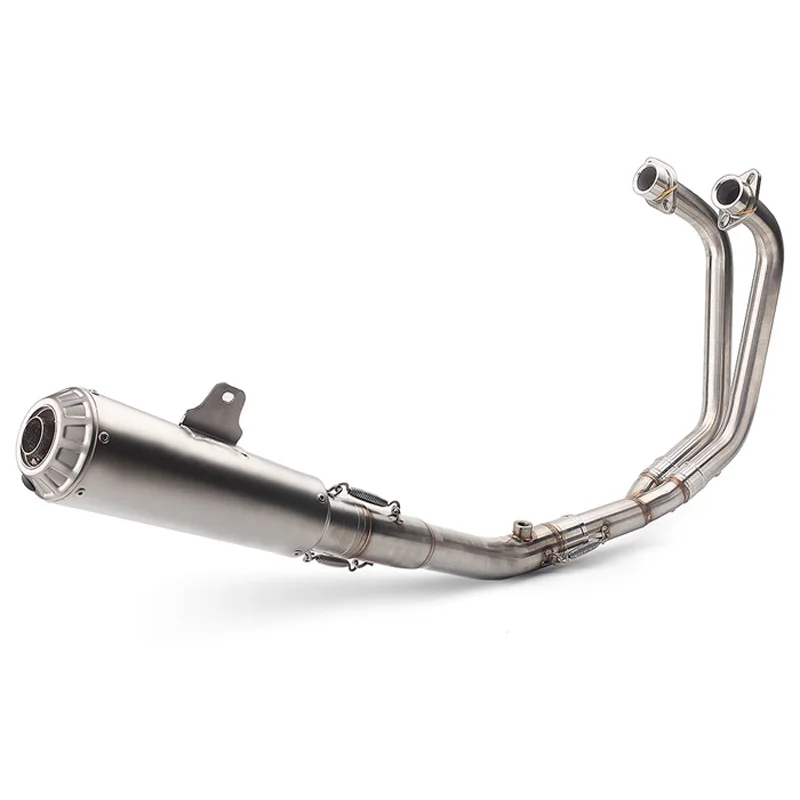 

For Yamaha YZF R3 R25 MT03 MT-03 Exhaust Full System Slip On Motorcycle Muffler Front Pipe Headers 51mm Escape Moto