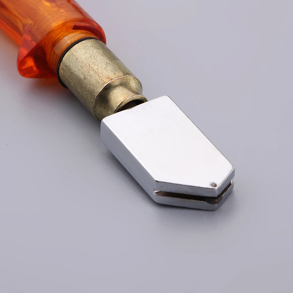 Handle Professional Oil Filled Bottle Glass Tile Mirror Cutter Metal Head DIY PRO Tungsten Wheel Feed Glazing Score Mirrors Tile