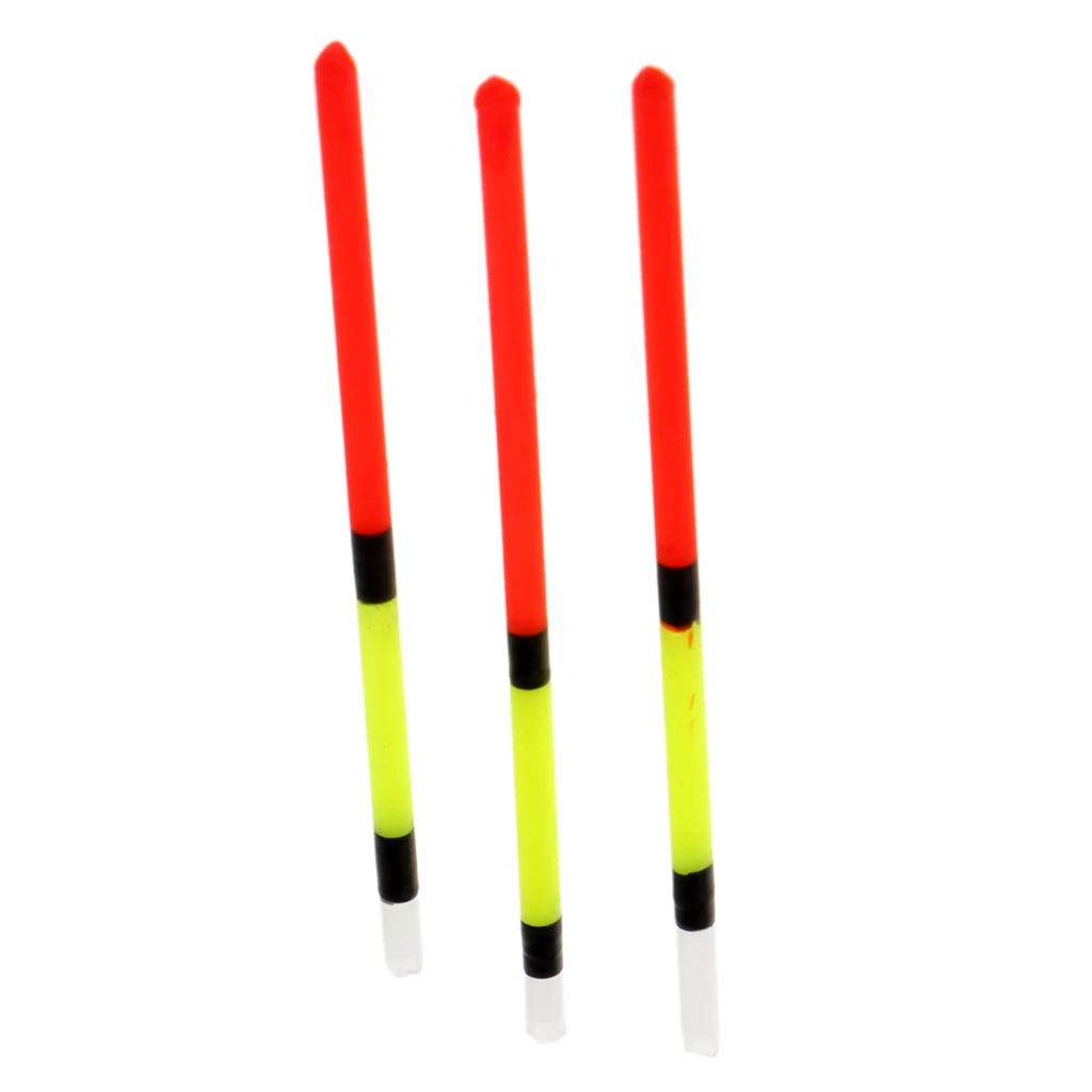 100pcs 50mm Plastic Fishing Float Floating Stick Tube with Super Buoyancy and Sensitivity Sea Fishing Accessories Tackles