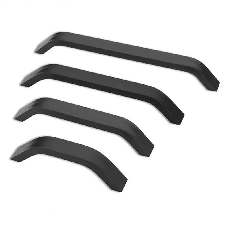 96 мм/128 мм Алюминиевые черные белые дверные ручки кухонный шкаф выдвижные