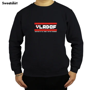 

VLADOF Guns Men's sweatshirt Borderlands Video Games Cotton Tops Humorous Crewneck Graphic Printed hoodies sbz8421