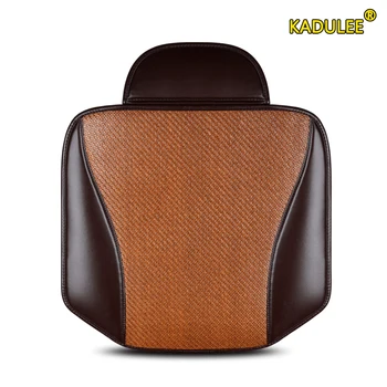 

KADULEE Universal Leather Car Seat Cover for Skoda all models octavia fabia superb kodiaq rapid yeti car styling accessories