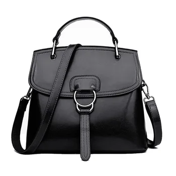 

PU Leather Handbags Women's Fashion Retro Large Capacity Design Shoulder Bags Female Casual Tote Women Messenger Crossbody Bag