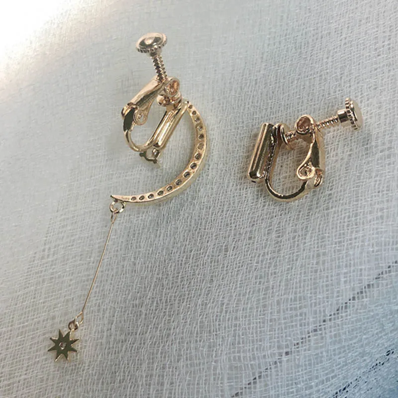 

New Arrivals Fashion Jewelry Findings Gold Silver Padded and Screw Ear Clip Non-Pierced Earring Converter for Women Girl