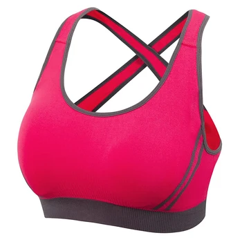 

Women Full Cup Bra Workout Seamless Bra Push Up Padded Bra Women's Vest Top