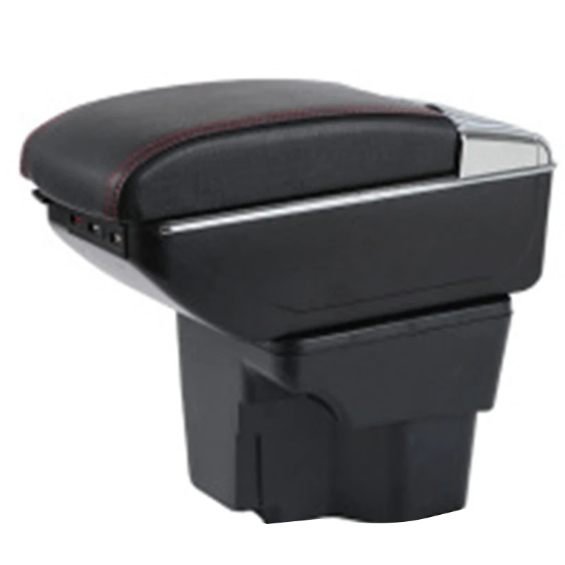 

For 2017 Kia Rio 4 Rio X-Line Armrest Box Central Store Content Box Cup Holder Ashtray Interior Car-Styling Accessories