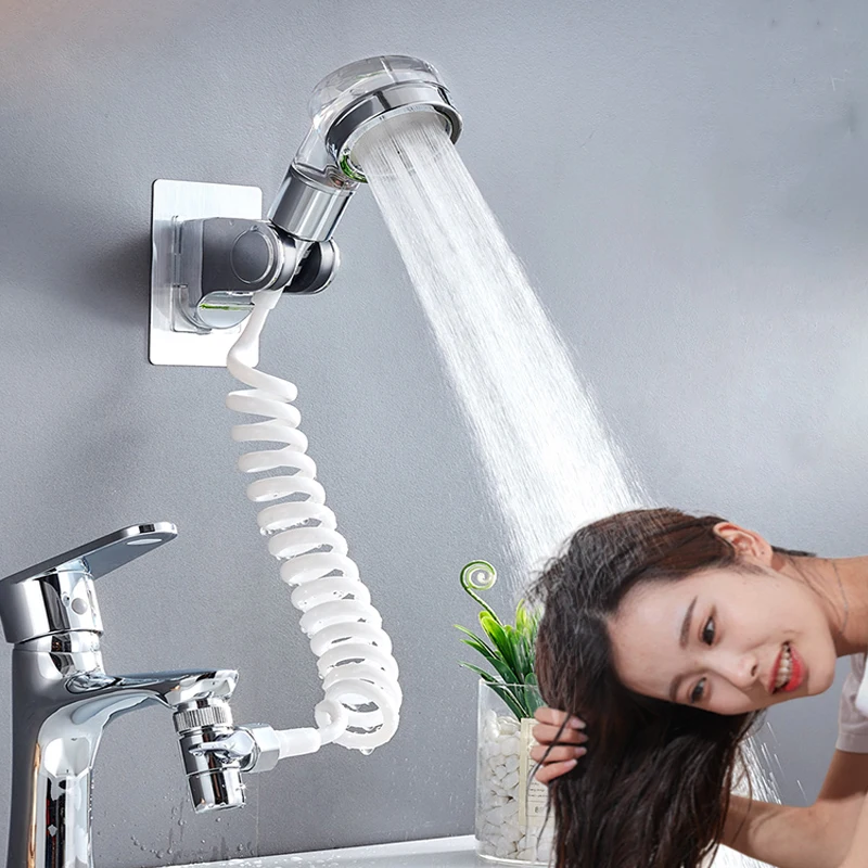

Stonestream Handheld Shower Head Water Saving Rainfall Bathroom Shower Head 3 Filters For Hairspring Bathroom Accessories
