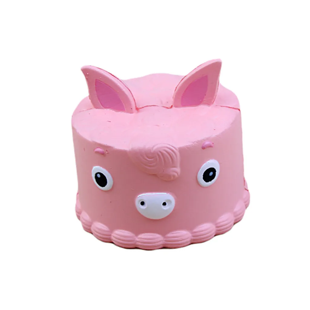 Little Donkey Cake Stress Reliever Slow Rising Squeeze Toy Antistress Decompression toy Gift Girly Heart Pinch Fun #B