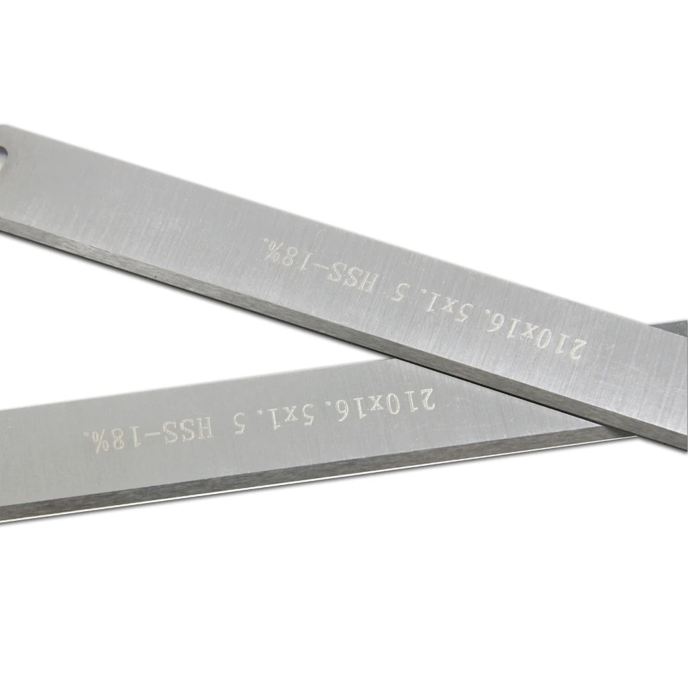 TASP HSS Thicknesser Planer Blade 5 Pairs 8" 210mm 210 x 16.5 x 1.5 mm Wood Knife For Einhell TC-SP 204 ERBAUER 052BTE PB02