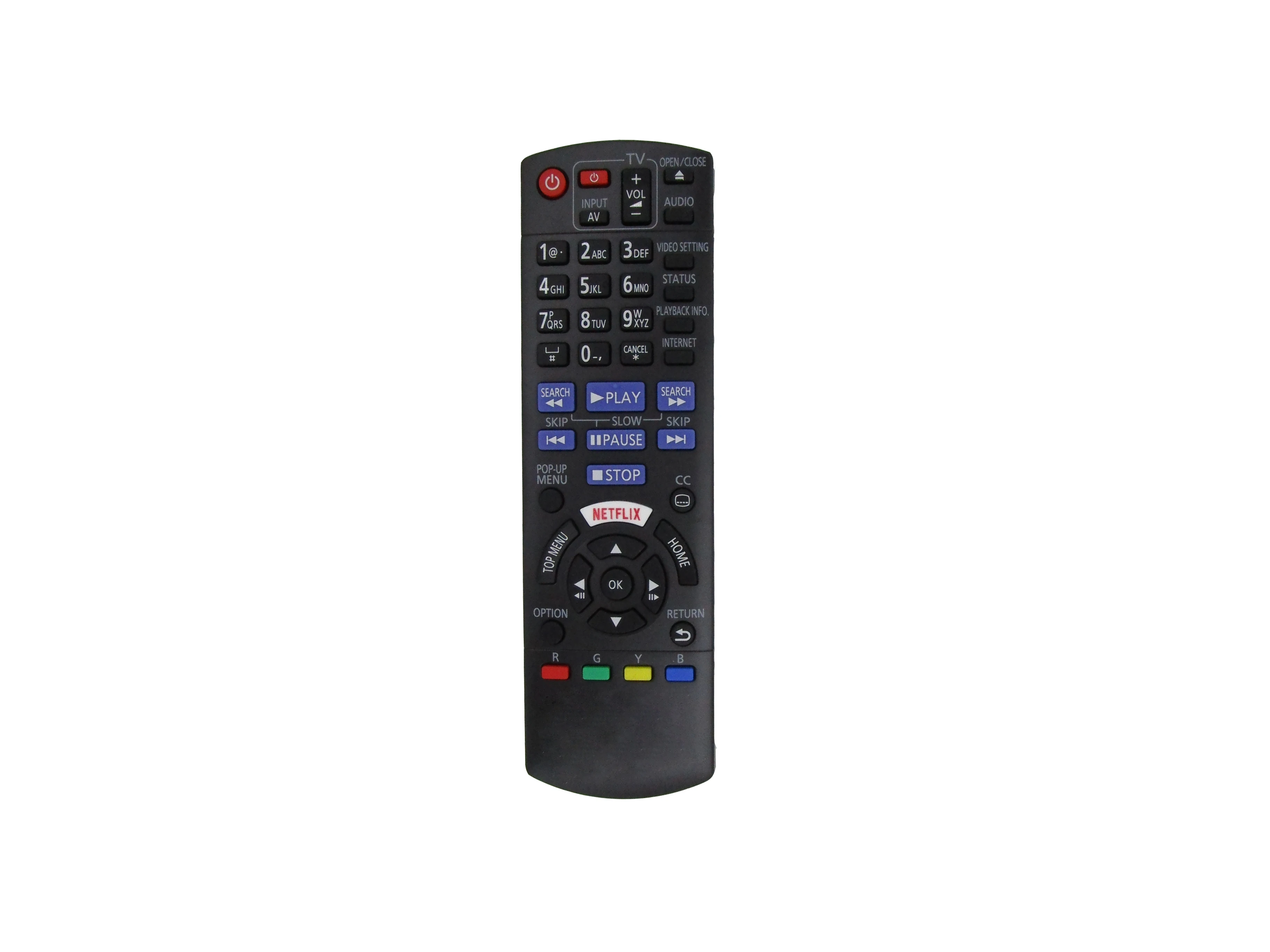 Remote Control For Panasonic Dmp-bdt180 Dmp-bdt180eb Dmp-bdt180ef