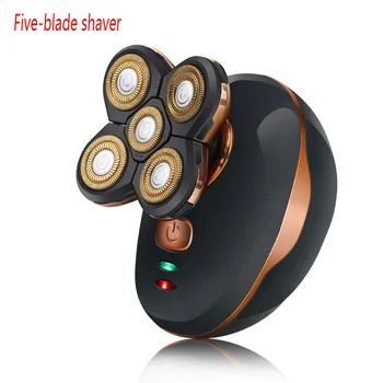 

New 5 heads floating Electric Shaving Razor Ricoh Shaving Men 4D Waterproof USB Rechargeable Multifunction Shaver