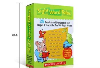 

4-12 year Children's English Learning textbook education picture book Sight Word Tales reading High frequency keyword story 25pc