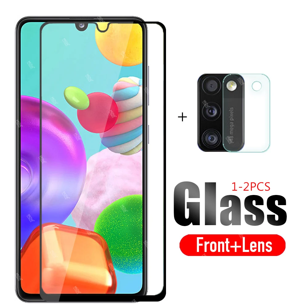 Protector de pantalla de cristal para samsung galaxy, película protectora de pantalla para samsung galaxy a 41 32 41a a415f, cristal de seguridad para samsung galaxy a 41 32 41a a415f