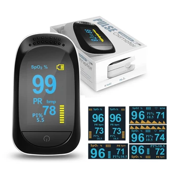 

Pulse Digital CE Fingertip Heart Rate Pulsioximetro OLED Tensiometro Blood Oxygen Meter SPO2 De Pulso Dedo Saturation Oximeter