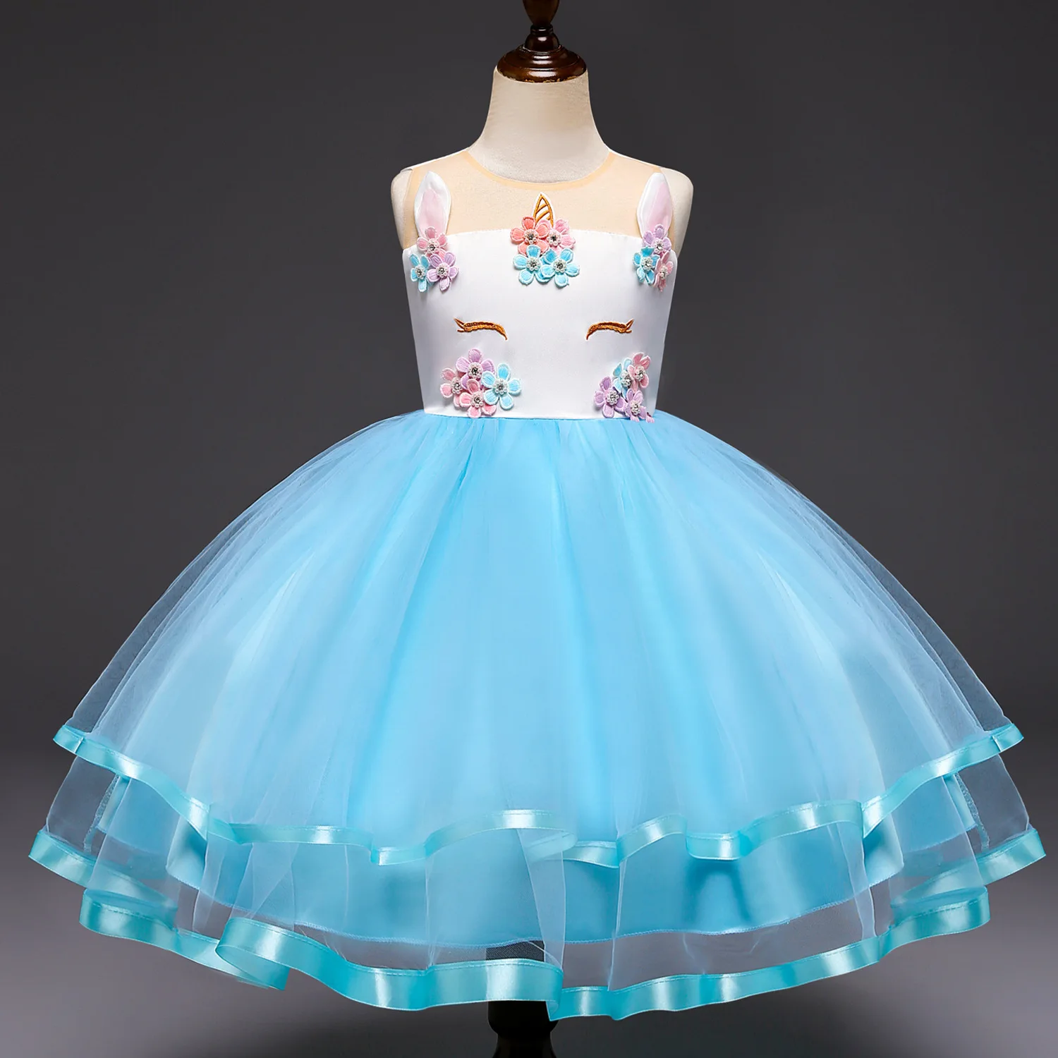 

2019 Girls Dress Unicorn Skirt Princess Dress Kids' Skirt Christmas CHILDREN'S Skirt