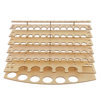 

Wooden Paint Rack Stand Pigment Ink Bottle Paints Tool Storage Holder Brushes Organizer for Bottles of Paints